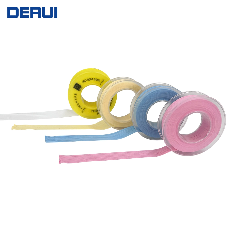 Blue/White/Yellow Heat Resistance Water Pipe PTFE Teflon Thread Seal Tape