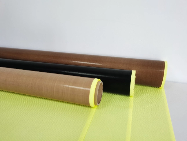 High Temperature Nonstick PTFE Coated Fiberglass Cloth Fabrics for Self Adhesive Tape