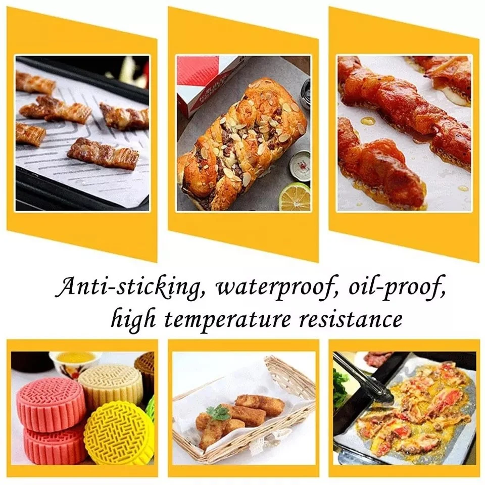 Food Wrapping Paper Kitchen Greaseproof Waterproof Silicone Parchment Baking Paper