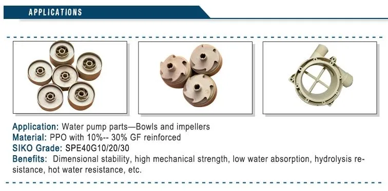 High Quality PPO Resin Noryl 534 Natural/Black Engineering Plastics