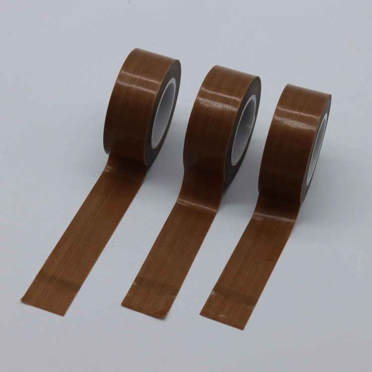 Black/Brown High Temperature PTFE Glass Cloth Adhesive Tape for Bonding