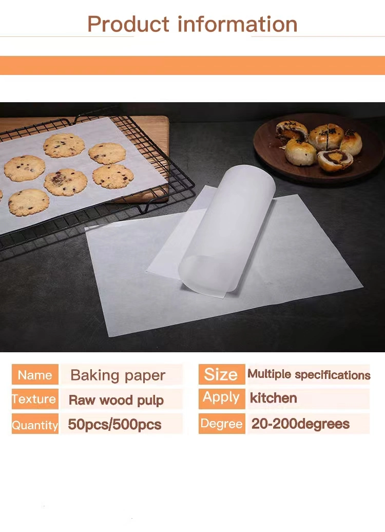 Best-Selling White Food Grade Silicone Oil Non-Stick Baking Wrapping Paper