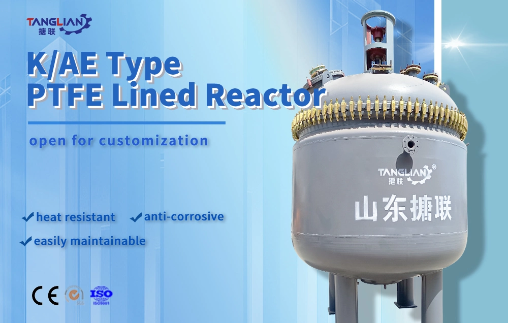 Ae Type 10kl PTFE Lined Reactors From China Tanglian Manufacturer