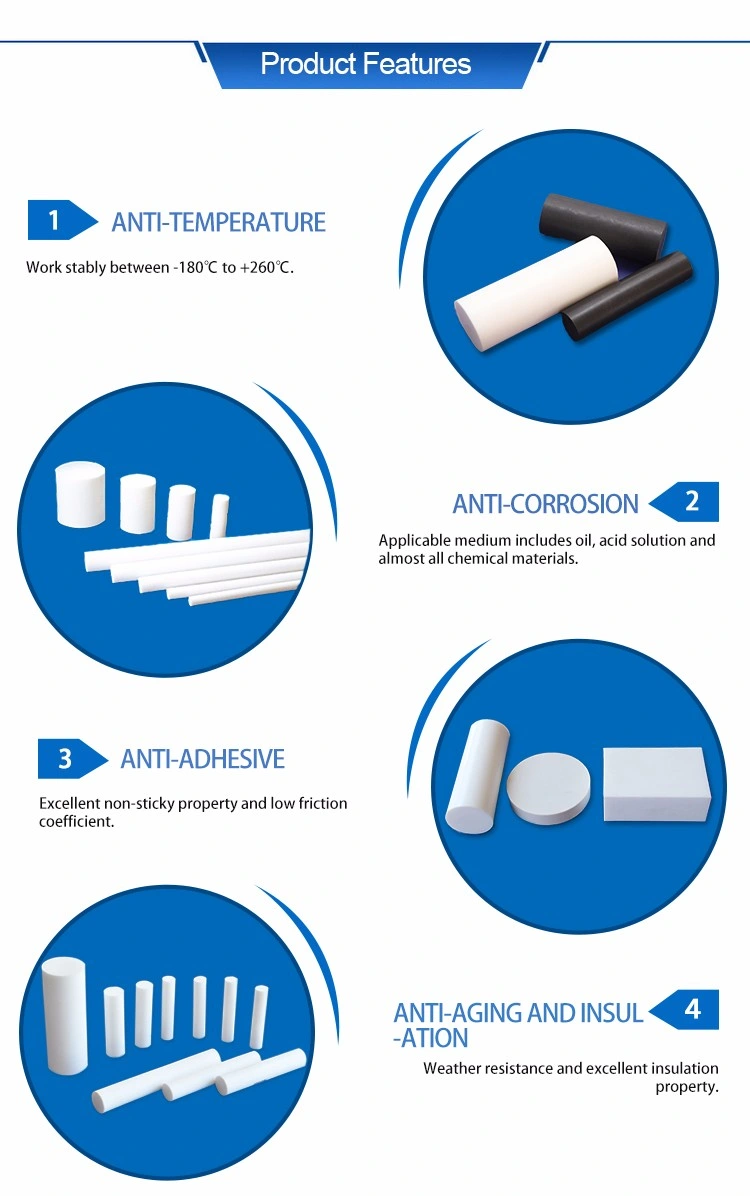 Good Price 100% Pure PTFE Moulded Rod