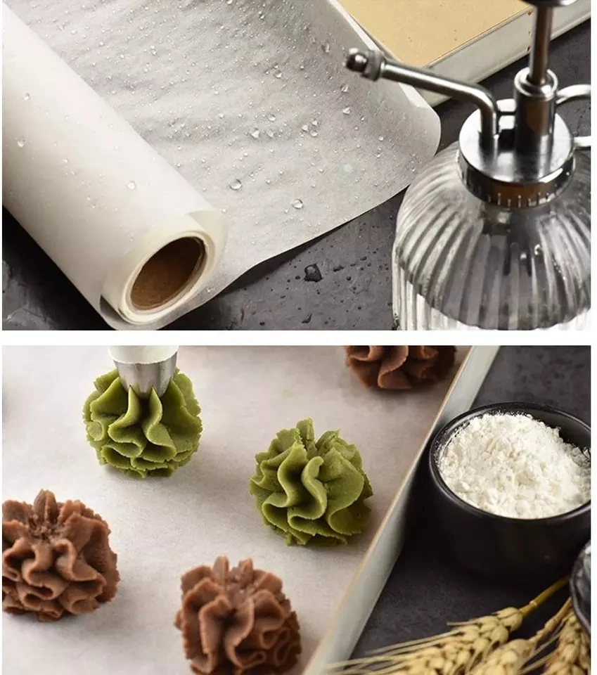 Food Wrapping Paper Kitchen Greaseproof Waterproof Silicone Parchment Baking Paper