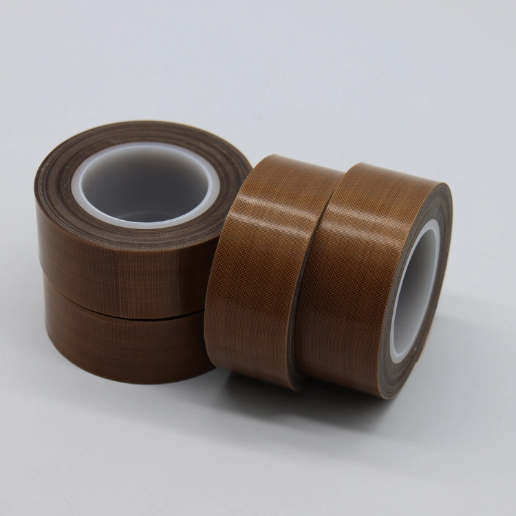 Black/Brown High Temperature PTFE Glass Cloth Adhesive Tape for Bonding