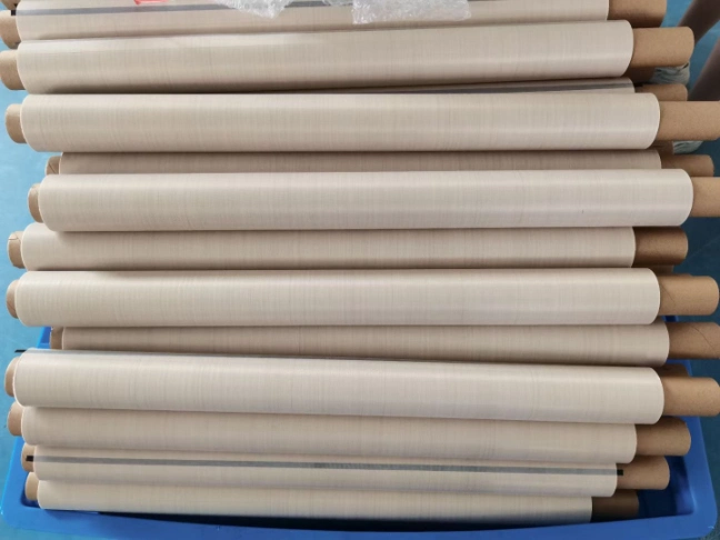 High Temperature Nonstick PTFE Coated Fiberglass Cloth Fabrics for Self Adhesive Tape