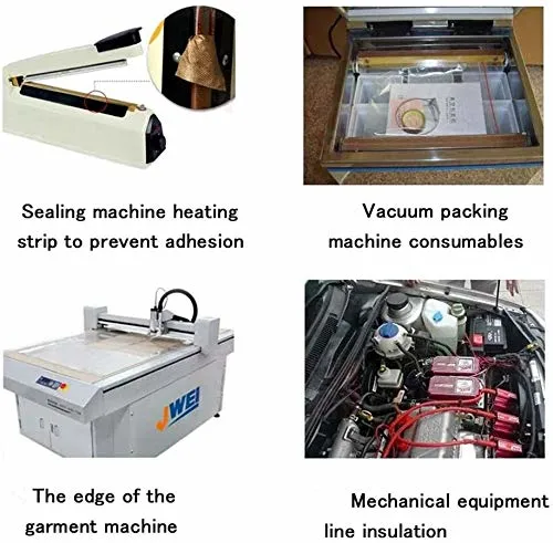 PTFE Coated Fiberglass teflon Tape, High Temperature Tape, Drying Mechanical Conveyor Belt, Welding Sealing Tape, Teflon Tape for Vacuum Sealer Machine