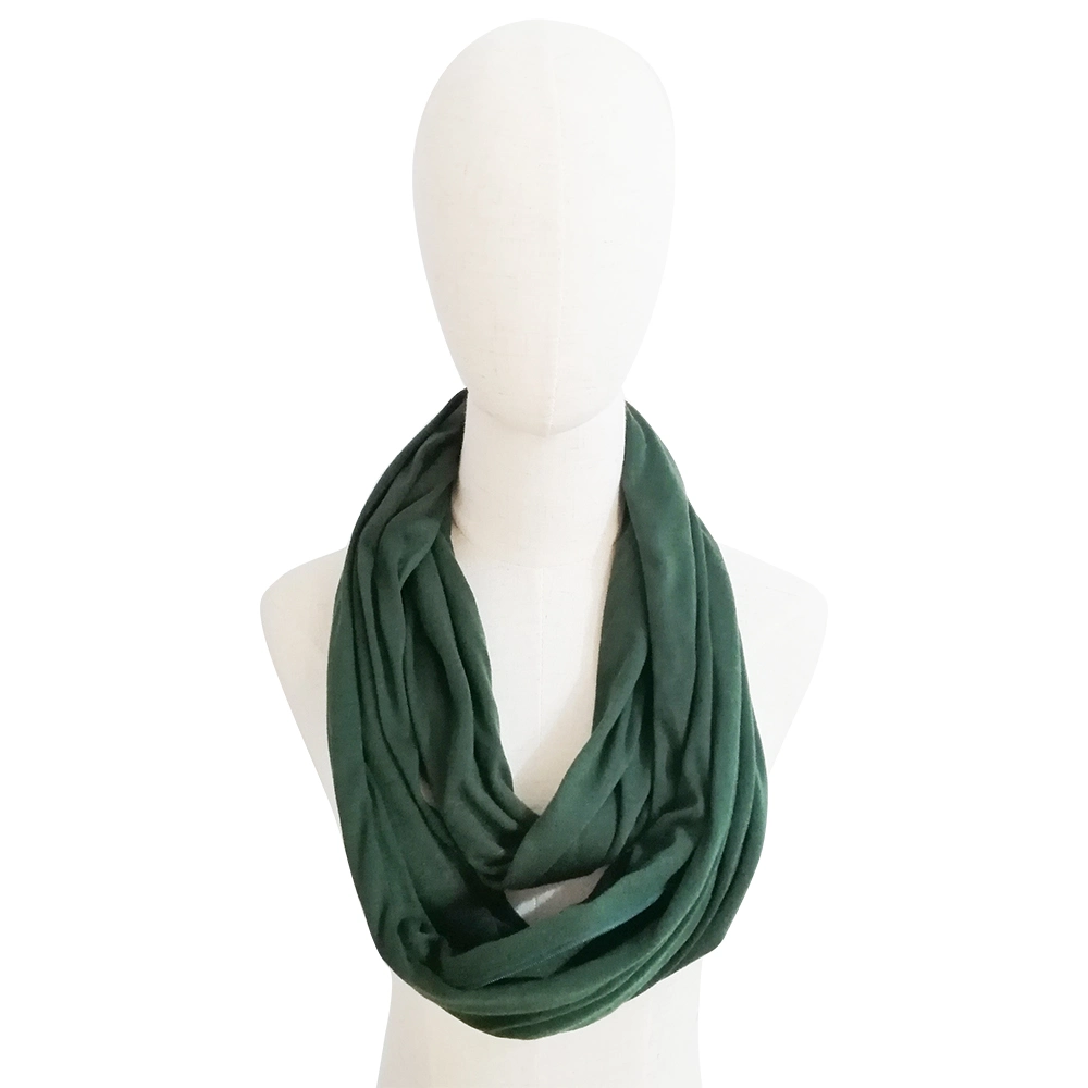 100% Polyester Jersey Loop Infinity Scarf Which Can Hold Phone Key Wallets