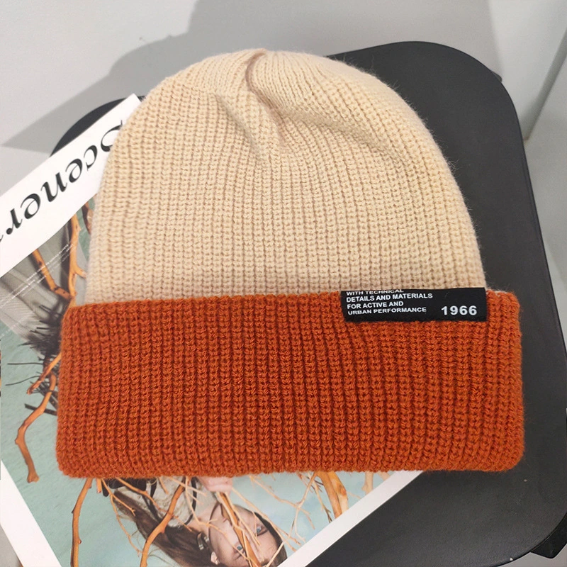 Zonxanwinter Hip Hop Beanie Hat Knitted Plain Custom Short Fisherman Beanie