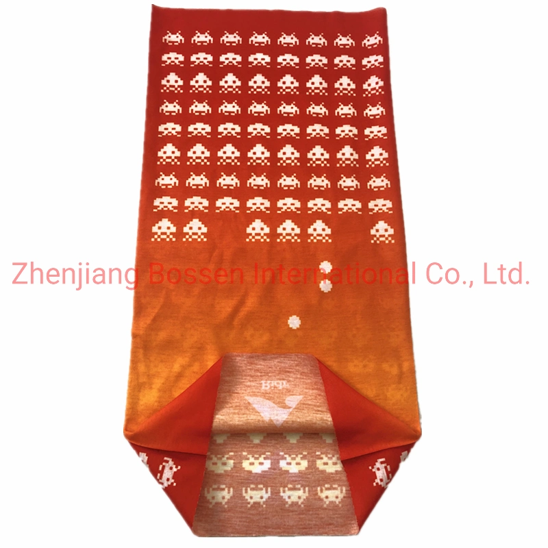 China Factory OEM Produce Custom Logo Print Polyester Microfiber Neck Gaiter Seamless Tubular Bandana Tube Scarf