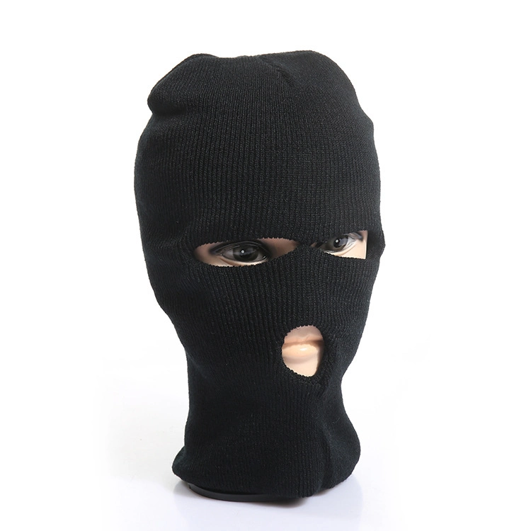 Wholesale Fashion Acrylic Winter Warm Face Mask Custom Knitted Balaclava