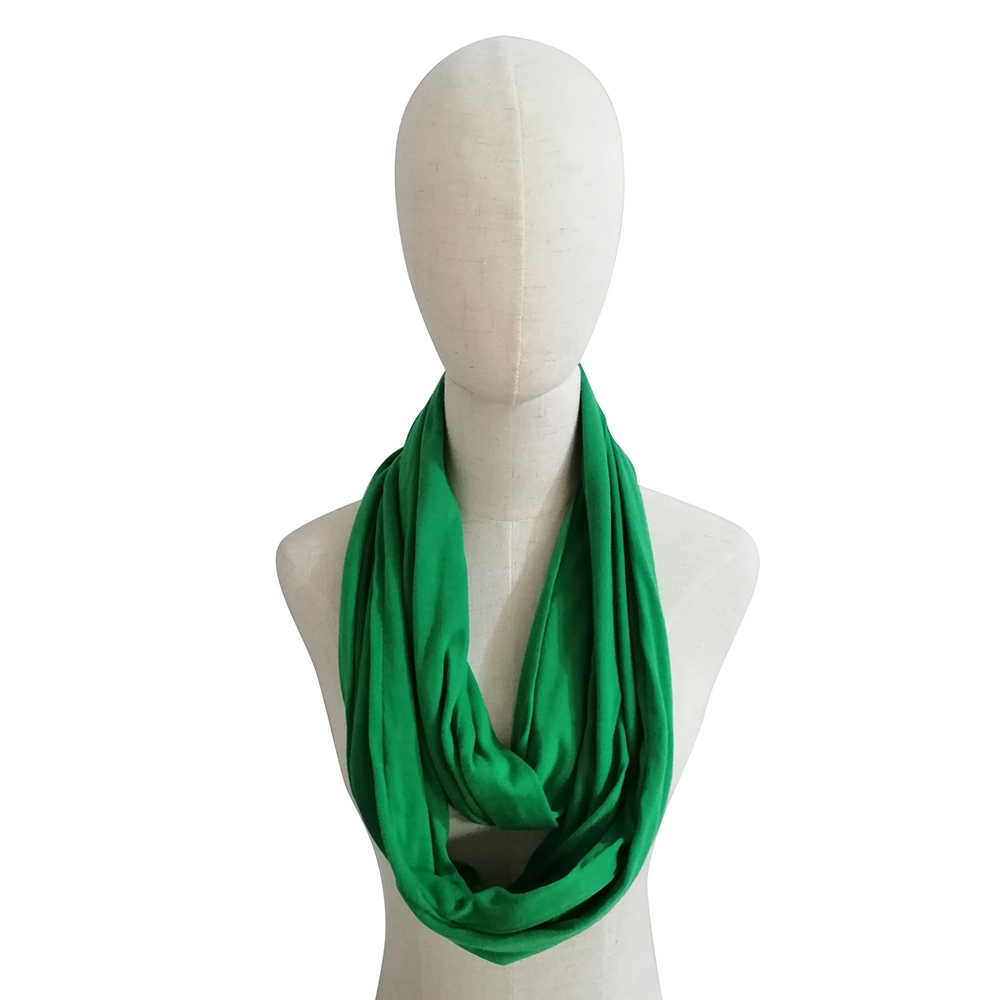 100% Polyester Jersey Loop Infinity Scarf Which Can Hold Phone Key Wallets