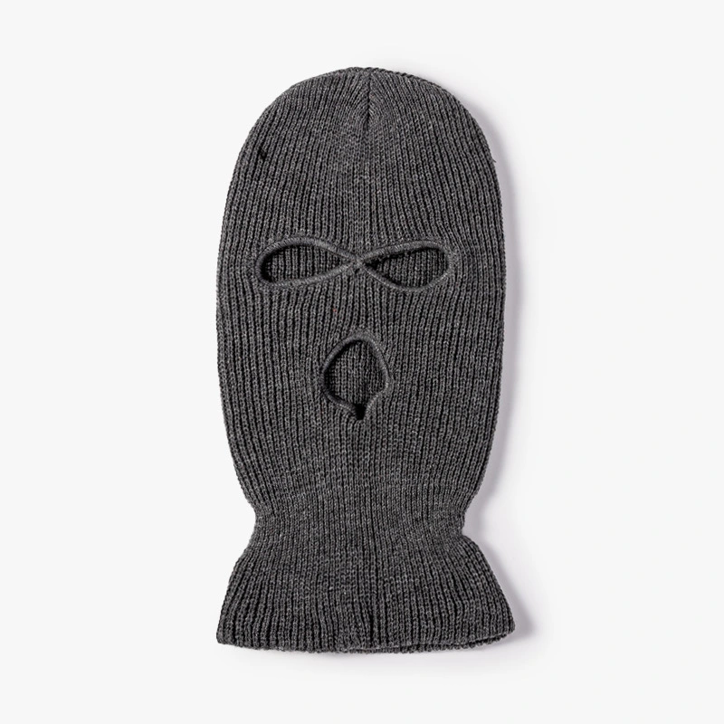 Winter 3 Hole Balaclava Motorcycle Full Face Knit Ski Mask Beanie Cap Hat