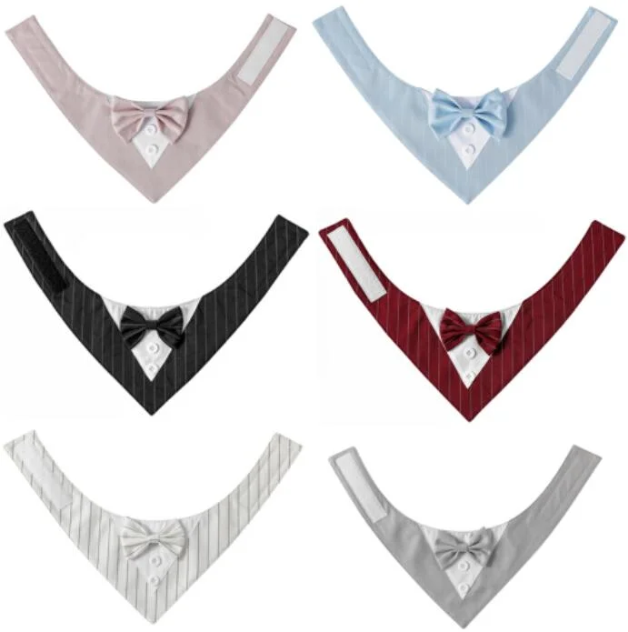 British Wedding Pet Accessories Suit Pet Bow Tie Neck Scarf