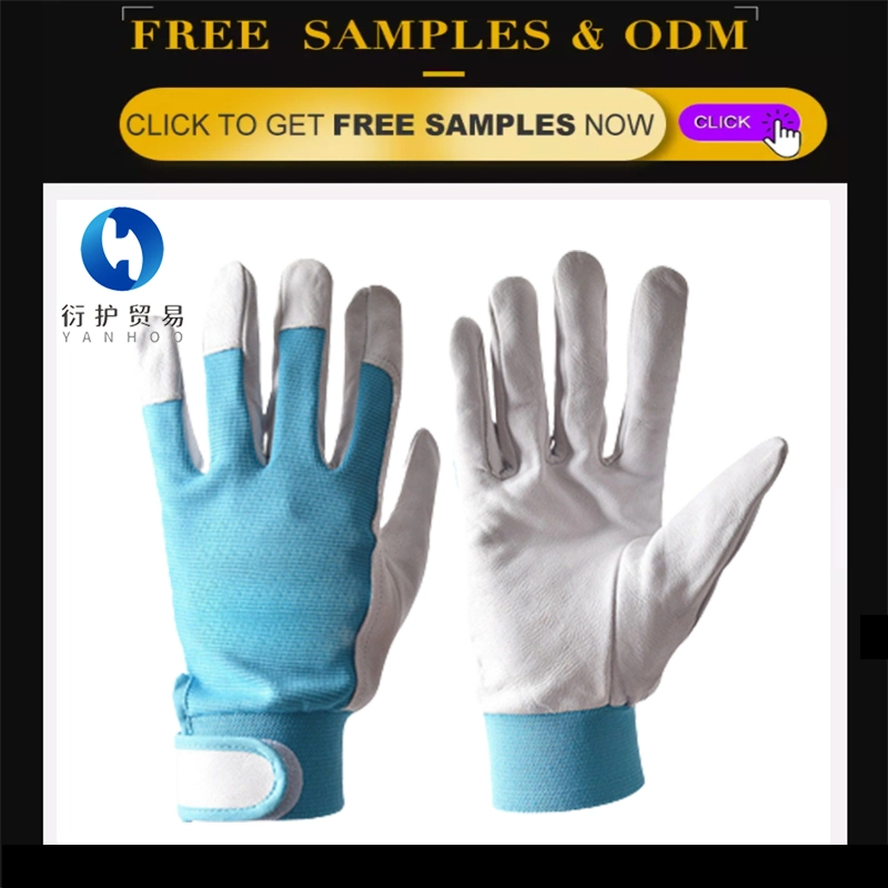 Men&prime; S Cheap Protective Safety High-Quality Cow Split Leather Gloves for Winter Construction Leather Work Gloves