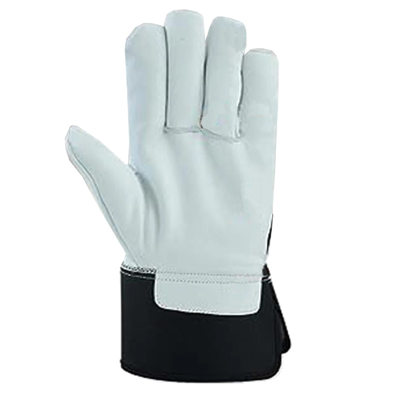 Smart All-Purpose Goatskin Leather Work Gloves Protective Hand Gloves for Maximum Protection Durable &amp; Comfort