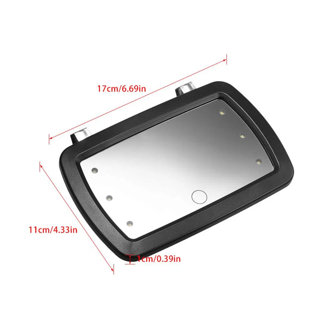 Car Sun Visor Automobile Make-up Mirror with LED Lights Touch Screen Ci13029