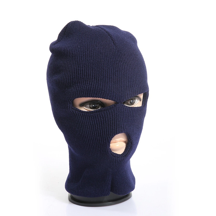 Wholesale Fashion Acrylic Winter Warm Face Mask Custom Knitted Balaclava