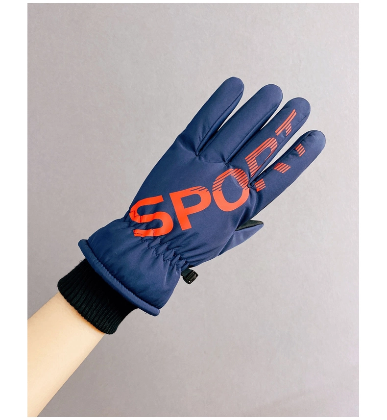 Factory Made Customized Fashion Smart Winter Gloves PU Sheep Skin Outdoor Warm Winter Waterproof Gloves