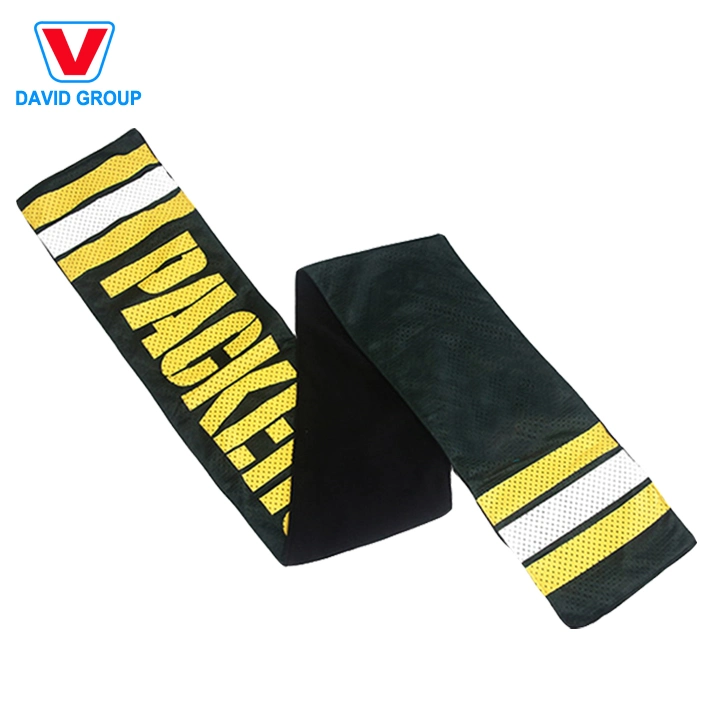 Custom Printing Your Design Scarves 100% Polyester/Knitted Polyester/Satin/Fleece Football Scarf Custom