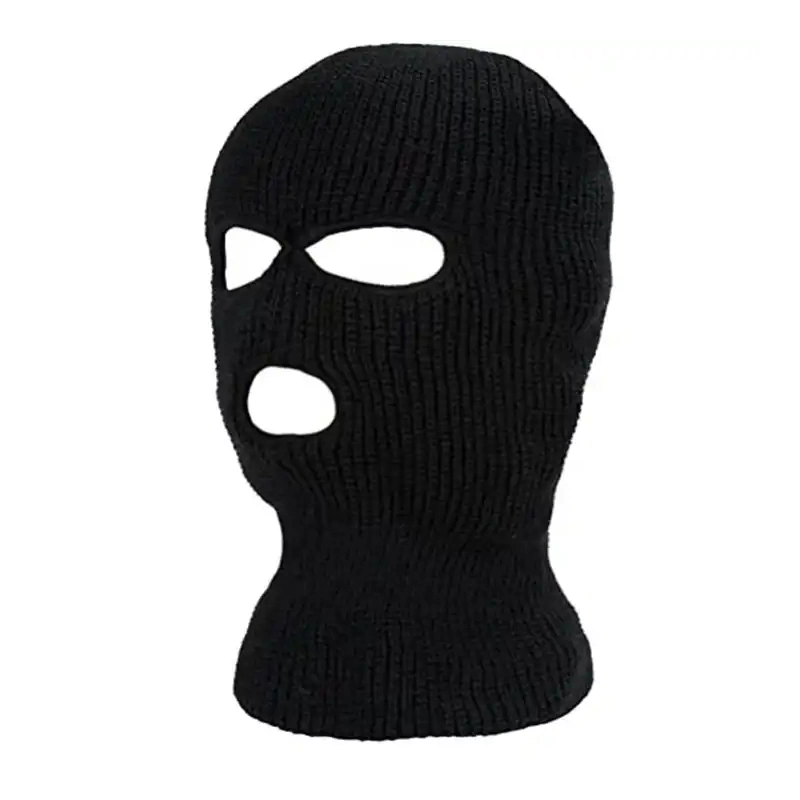 Hole Headgear Winter Warm Balaclava Knitted Motorcycle Mask Riding Headgear