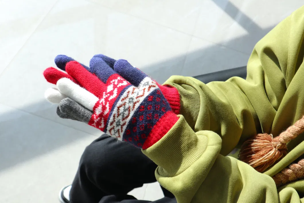 Hand Love Winter Gloves Acrylic Wool Cotton Gloves