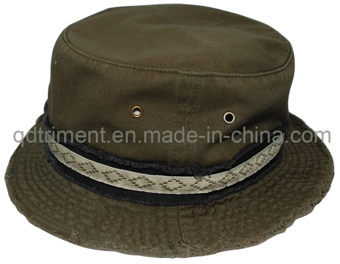 100% Polyester Microfiber Fabric Outdoor Sport Bucket Hat (TMBH0793)