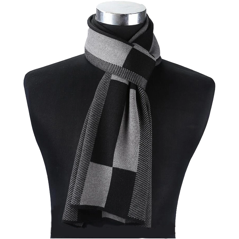 Wholesale OEM Men&prime;s Christmas Other Scarves Long Knit Men Winter Scarf