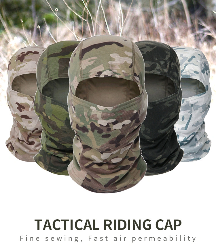 Custom Made Camouflage Balaclava One Hole Full Face Ski Mask Hood Beanie Hat for Winter