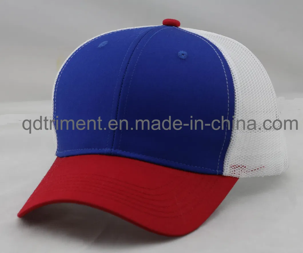 Popular Sponge Polyester Mesh Trucker Hat (T-Red Cap)