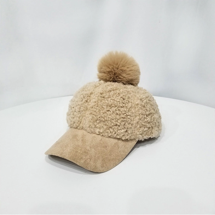 Winter Cap Sherpa Women Cap Winter Hats with Pompom