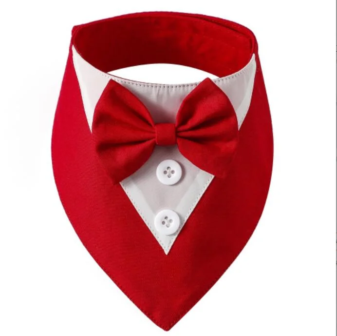 British Wedding Pet Accessories Suit Pet Bow Tie Neck Scarf