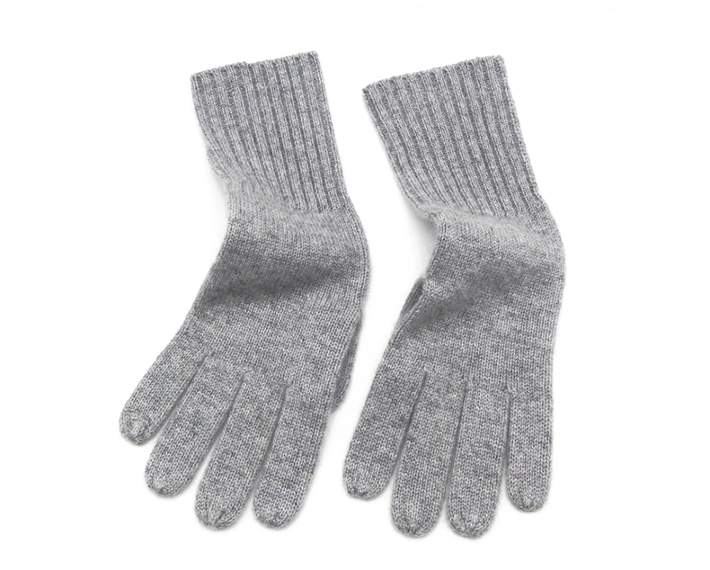 Autumn Winter Thick Warm MID Length Women &amp; Men Wool Cashmere Gloves