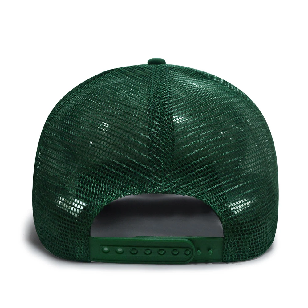 Custom Printed Logo 100 Polyester Truck Mesh Cap 3D Puff Print Foam Trucker Hat