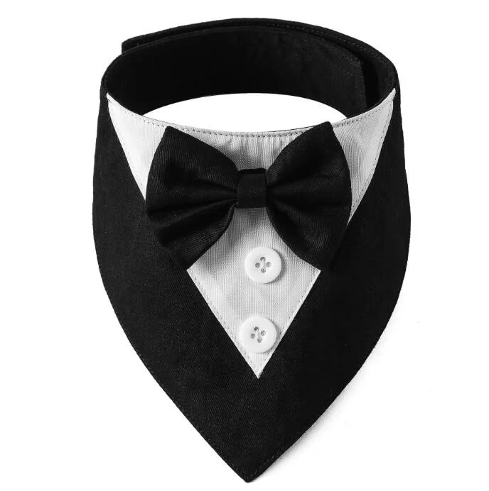 British Wedding Pet Accessories Suit Pet Bow Tie Neck Scarf