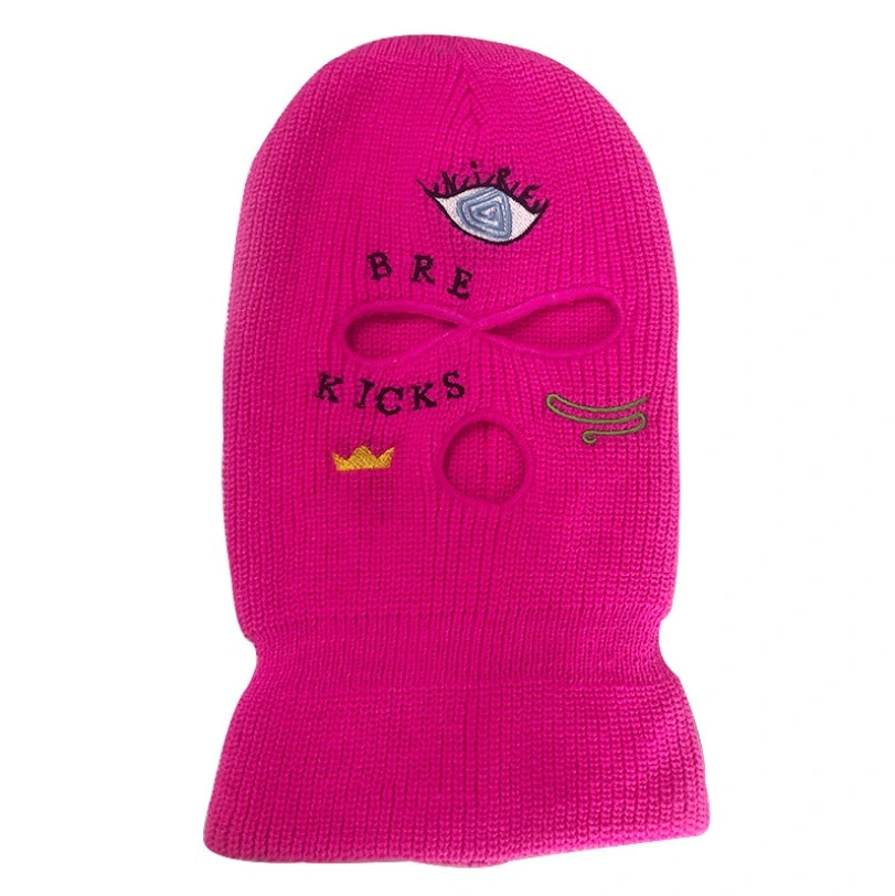 Custom Embroidery 3 Holes Ski Masks Full Face Balaclava