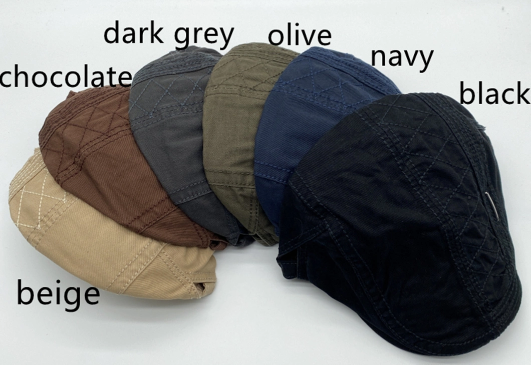Winter Autumn European Style 6 Panels IVY Hat Newsboy Cap for Men