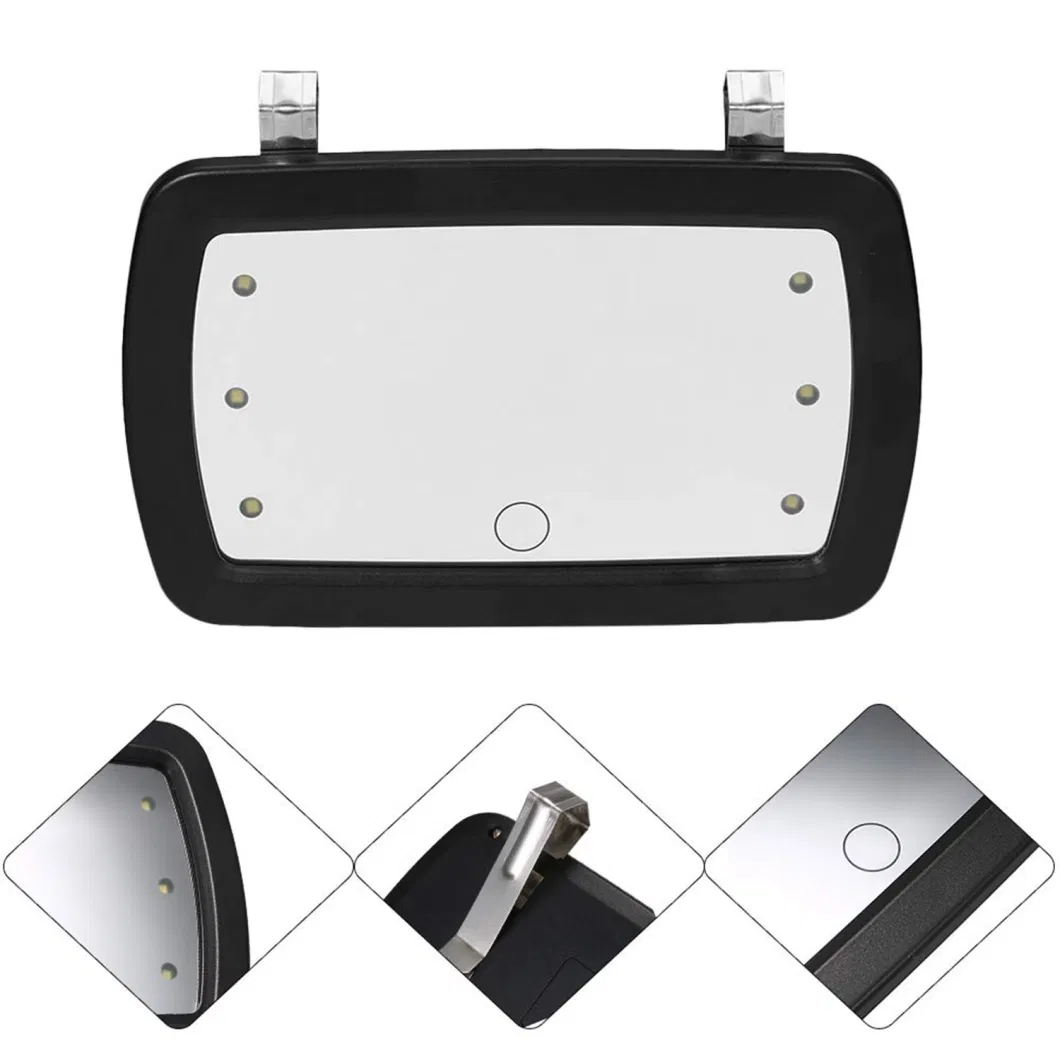 Car Sun Visor Automobile Make-up Mirror with LED Lights Touch Screen Ci13029