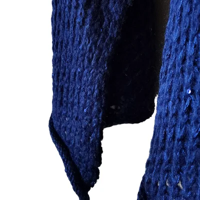 Sciarpa invernale a maglia Jacquard di alta qualità Stampa personalizzata con logo Donna Sciarpa