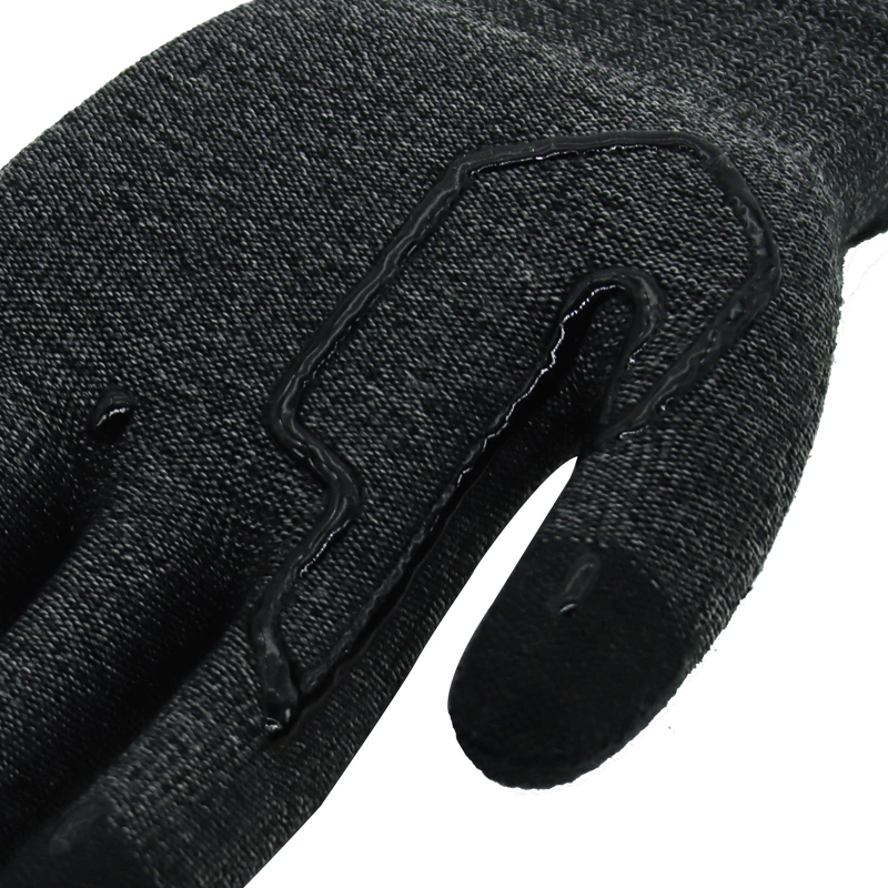 Recommend 13G Acrylic and Spandex Anti Slip Touch Screen Knitted Glove with Dots on Palm