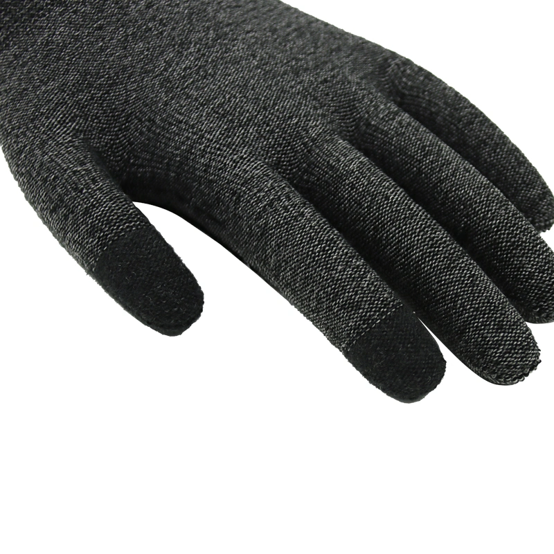 Recommend 13G Acrylic and Spandex Anti Slip Touch Screen Knitted Glove with Dots on Palm