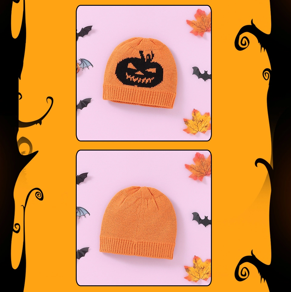 Halloween Mimixiong Warm Baby Knitted Hats Kids Girls Boys Beanies Winter Hat