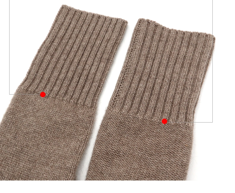 Autumn Winter Thick Warm MID Length Women &amp; Men Wool Cashmere Gloves