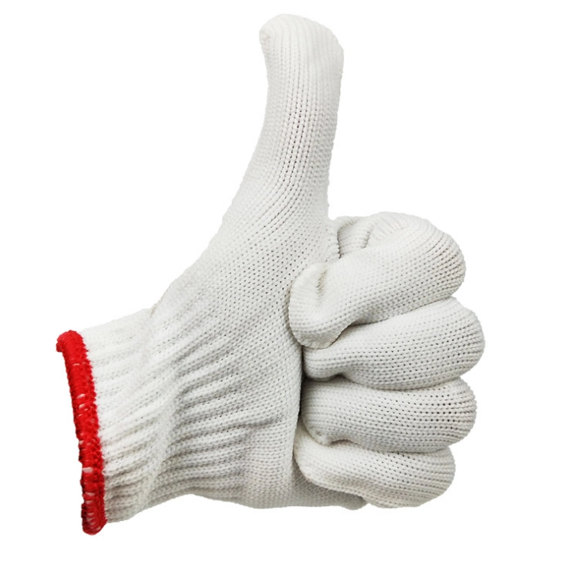 Factory Wholesale 13 Guage High Elastic Safety Work Nylon Knitted Gloves Abrasion Resistant Touch Screen Glove