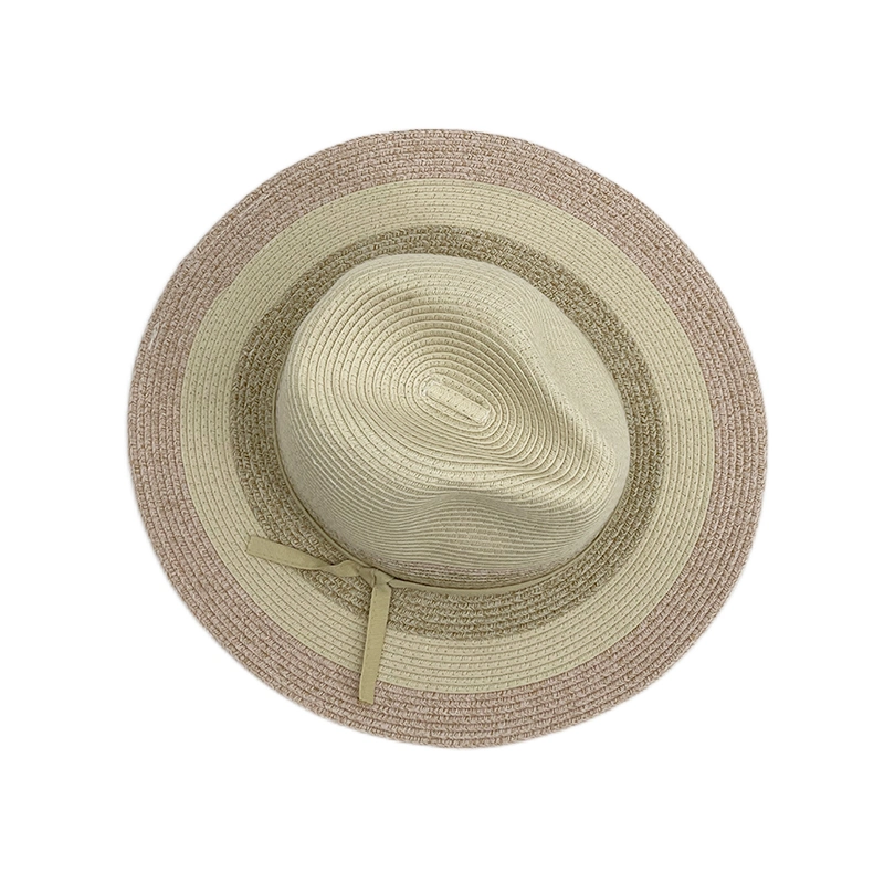 Colourful High Quality Oversized Sun UV Protection Personalized Floppy Panama Straw Hat Manufacturer