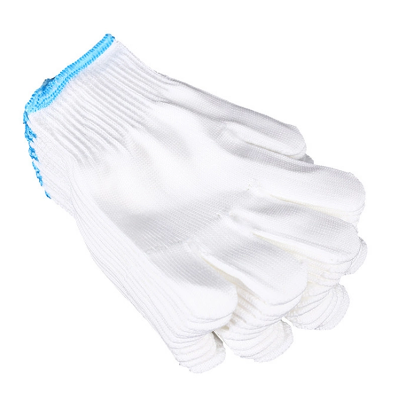 Factory Wholesale 13 Guage High Elastic Safety Work Nylon Knitted Gloves Abrasion Resistant Touch Screen Glove