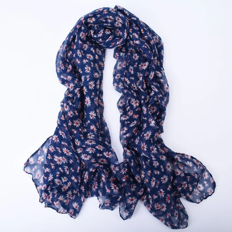 Fashion Floral Print Warm Scarf Shawl Multi Color Winter Head Scarves