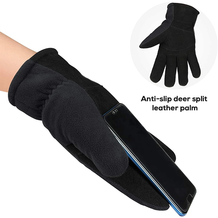 Bike Warm Cold Winter Work Sport Gloves with Inner Sponge for Men