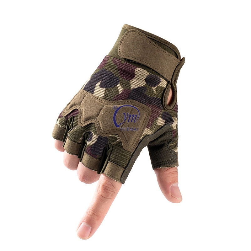 Tactical Gloves Motocross Breath Half Finger Motorcycle Hand Bicycle Gloves Racing Fingerless Gloves